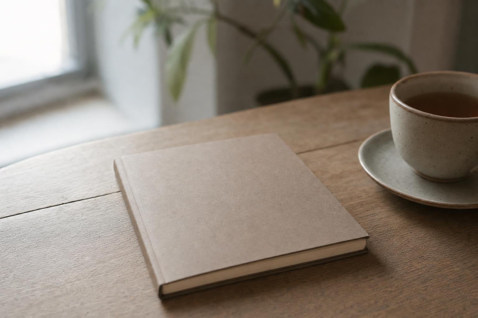 An open notebook with a handwritten grocery list and a pencil